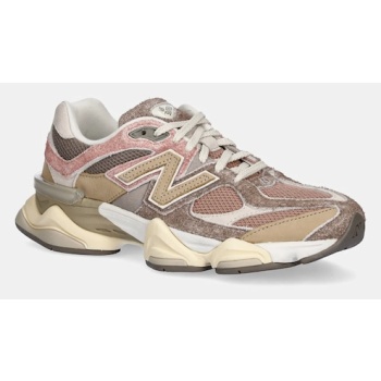 αθλητικά new balance 9060 χρώμα καφέ