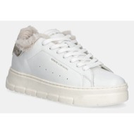  δερμάτινα αθλητικά παπούτσια crime london storm χρώμα: άσπρο, 21950aa7