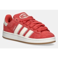  σουέτ αθλητικά παπούτσια adidas originals campus 00s w χρώμα: κόκκινο, jq5805