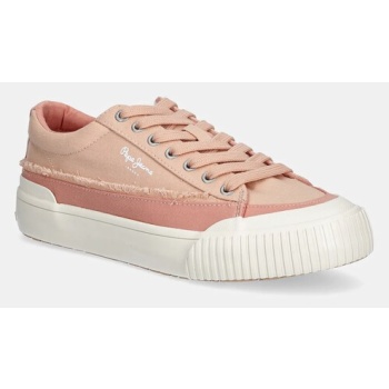 πάνινα παπούτσια pepe jeans ben fresh w