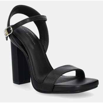 δερμάτινα σανδάλια tommy hilfiger high