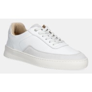  δερμάτινα αθλητικά παπούτσια filling pieces mondo squash suede χρώμα: άσπρο, 46733332035