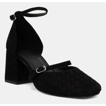 γοβάκια σουέτ answear.lab χρώμα μαύρο