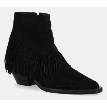 καουμπόικες μπότες σουέτ answear.lab