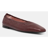  δερμάτινες μπαλαρίνες pretty ballerinas camille χρώμα: μπορντό, 49872_001