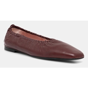 δερμάτινες μπαλαρίνες pretty ballerinas