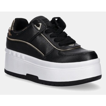 αθλητικά guess ridgee χρώμα μαύρο