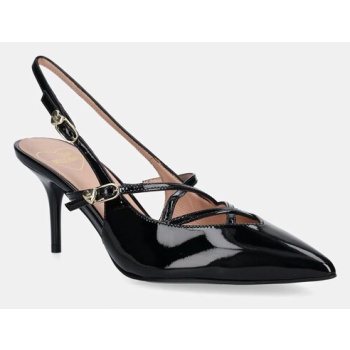 δερμάτινες γόβες love moschino χρώμα