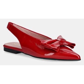 δερμάτινες μπαλαρίνες pretty ballerinas