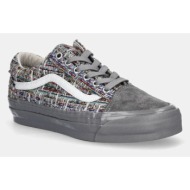  πάνινα παπούτσια vans lx old skool χρώμα: γκρι, vn000d9v85t1