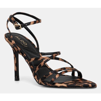 σανδάλια aldo solania χρώμα καφέ