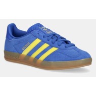  αθλητικά adidas originals gazelle indoor χρώμα: μπλε, jq2691