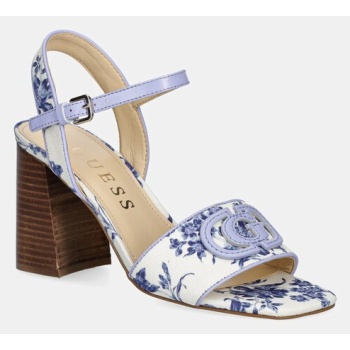 σανδάλια guess ganika2 χρώμα μοβ