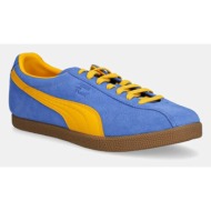  σουέτ αθλητικά παπούτσια puma brasil χρώμα: μπλε, 401048