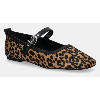 δερμάτινες μπαλαρίνες tommy jeans