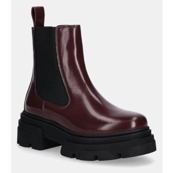 δερμάτινες μπότες τσέλσι tommy hilfiger