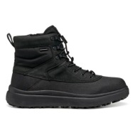  ψηλές μπότες geox u granito + grip b a χρώμα: μαύρο, u56fzd 04550 c9999