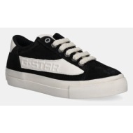  σουέτ αθλητικά παπούτσια g-star loom bsc w χρώμα: μαύρο, d28158-01-g717