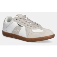  δερμάτινα αθλητικά παπούτσια aeronautica militare sneakers χρώμα: άσπρο, 252sc0315upl00244