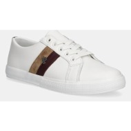  δερμάτινα αθλητικά παπούτσια lauren ralph lauren janson ii χρώμα: άσπρο, 802979187003