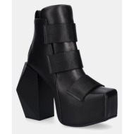  δερμάτινες μπότες united nude stage tron γυναικείες, χρώμα: μαύρο, 109420116
