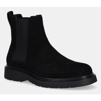 δερμάτινες μπότες τσέλσι calvin klein