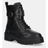  μποτάκια εργασίας pinko mia χρώμα: μαύρο, sd0147 p001 z99