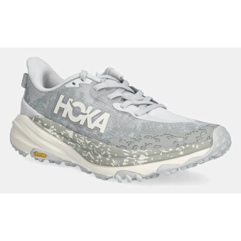 παπούτσια hoka speedgoat 6 χρώμα γκρι