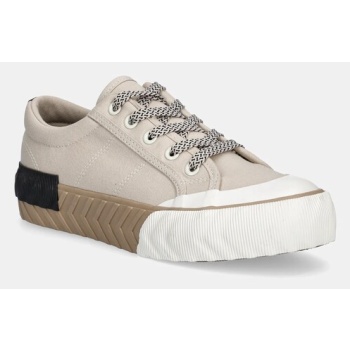 πάνινα παπούτσια medicine χρώμα μπεζ