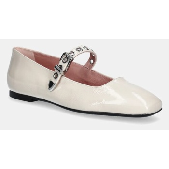 δερμάτινες μπαλαρίνες pretty ballerinas