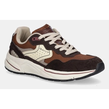 αθλητικά gant jaybro χρώμα καφέ