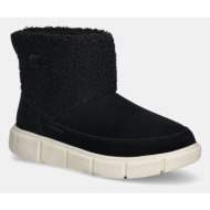  μπότες χιονιού sorel sorel explorer iii slip-on cozy wp χρώμα: μαύρο, 2079341010