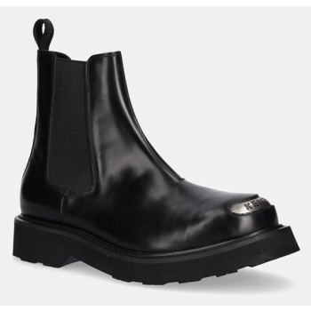 δερμάτινες μπότες τσέλσι kenzo smile