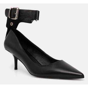 δερμάτινες γόβες answear.lab χρώμα