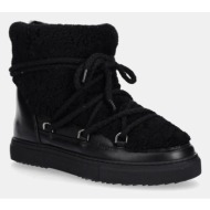  δερμάτινες μπότες χιονιού inuikii curly χρώμα: μαύρο, 1001.003.0281.000