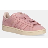  nubuck sneakers adidas originals campus 00s χρώμα: ροζ, js3776