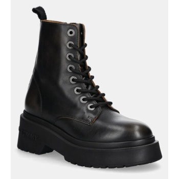 δερμάτινα workers tommy jeans tjw