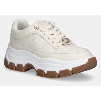 αθλητικά guess berrett2 χρώμα μπεζ