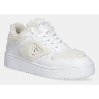 αθλητικά guess miram10 χρώμα άσπρο