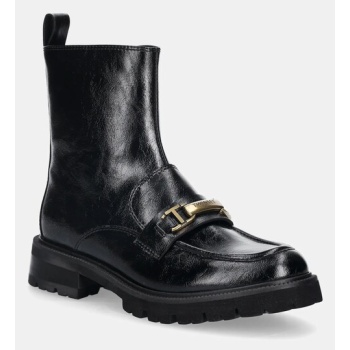 μποτάκια twinset χρώμα μαύρο, 252tgt082