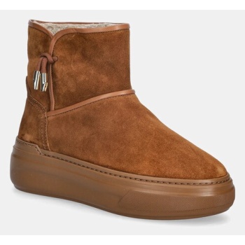 μπότες χιονιού σουέτ furla nuage snow