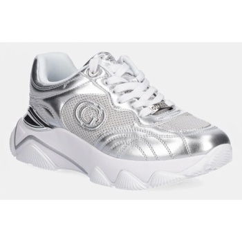 αθλητικά guess morriz χρώμα ασημί