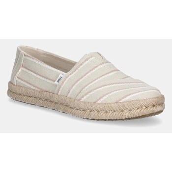 εσπαντρίγιες toms natural woven stripes