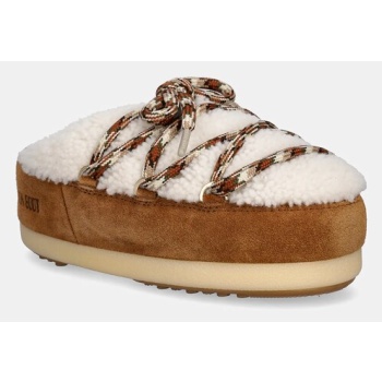 μπότες χιονιού σουέτ moon boot mb evx