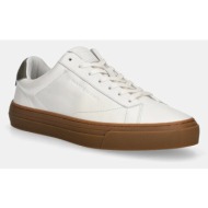  δερμάτινα αθλητικά παπούτσια tommy hilfiger premium dress cupsole lth χρώμα: άσπρο, fm0fm05572