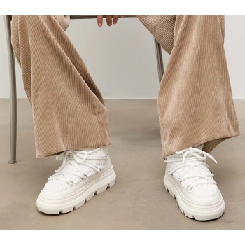 μπότες χιονιού answear.lab χρώμα άσπρο