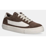  σουέτ αθλητικά παπούτσια g-star loom bsc m χρώμα: καφέ, d28160-01-g259