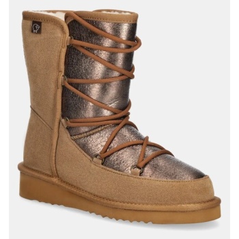 μπότες χιονιού σουέτ answear.lab χρώμα