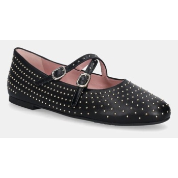 δερμάτινες μπαλαρίνες pretty ballerinas