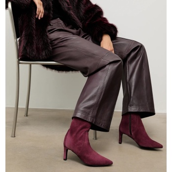 σουέτ μπότες answear.lab χρώμα μπορντό